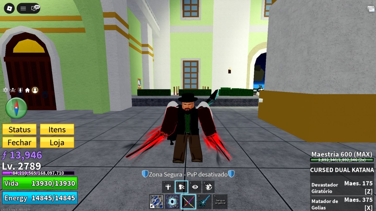 CONTA BLOX FRUITS 2789 | 4 PERM | CDK | V4 | ITENS RAROS