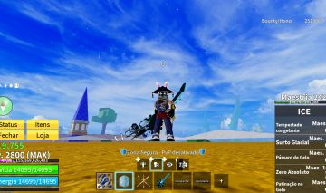 CONTA DE ROBLOX FOCADA EM BLOX FRUIT, COM ALGUMAS SKINS E OUTROS JOGOS
