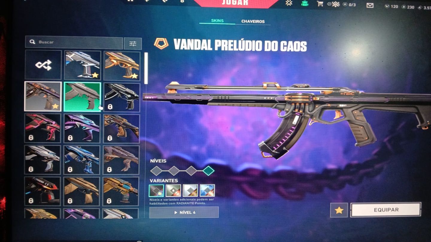 Conta de valorant full acess com skins
