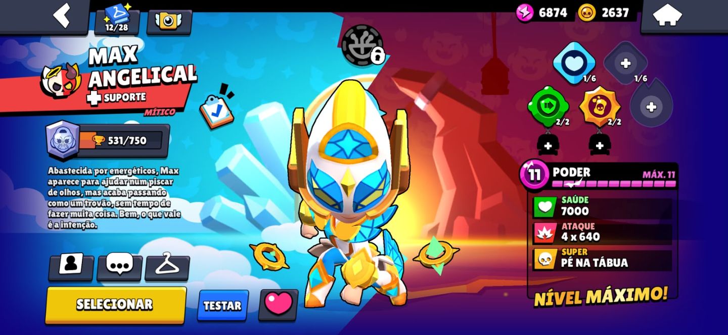 CONTA BRAWL STARS COM MUITAS SKINS E BRAWLERS UPADOS