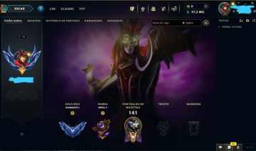 Conta LOL Smurf Diamante I - LVL 79