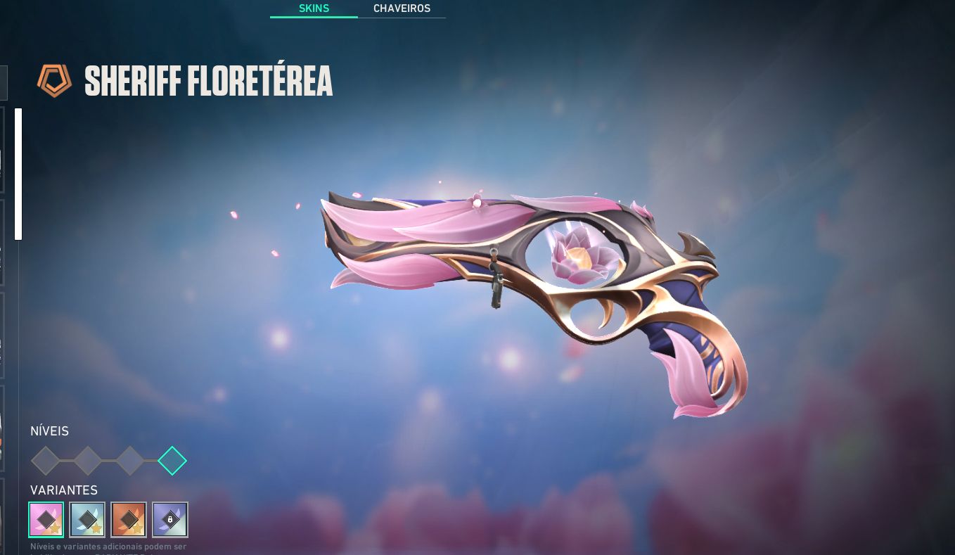 Conta com diversas skins, sem jogar a alguns meses