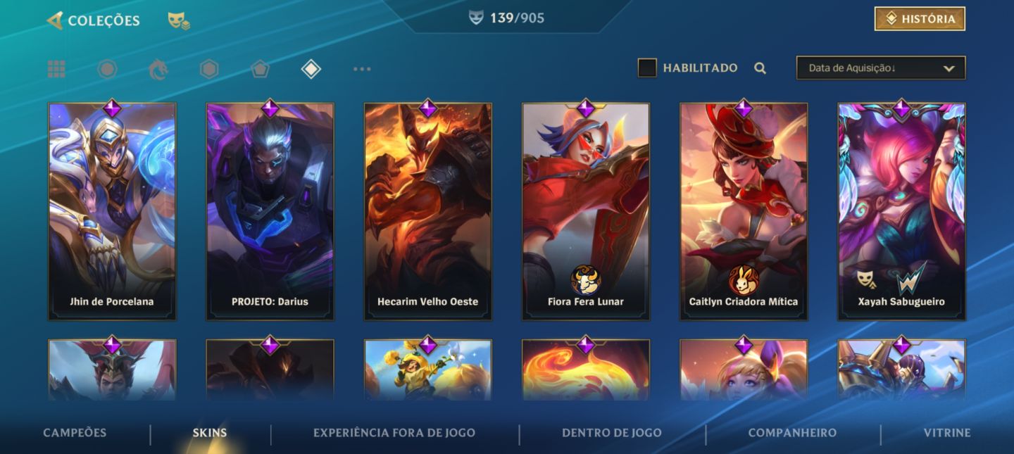 Conta de wild rift