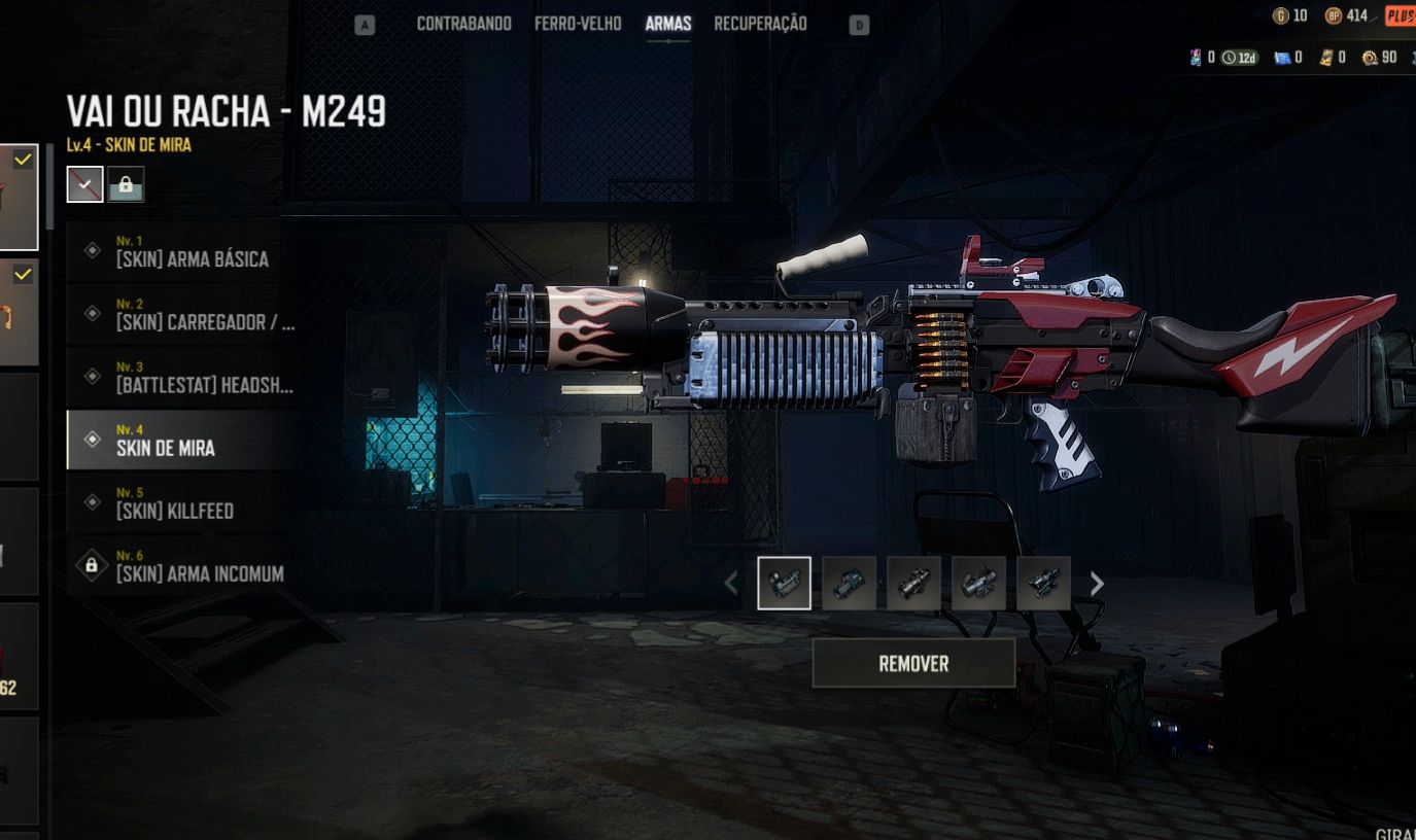 Conta pubg Com M249 LVL 5 e Mini natalina
