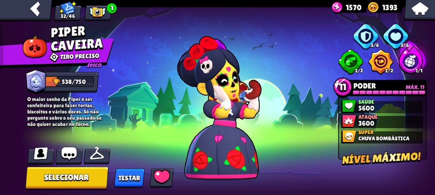 CONTA BRAWL STARS ANTIGA, RARA, GEMADA, SEMI-FULL (PREÇO NEGOCIÁVEL)
