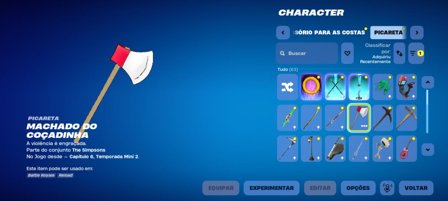 Conta fortnite com 13 skins