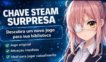 STEAM KEYS ALEATORIAS + 2 brindes /STEAM KEY R$25,99 A R$400 -ENTREGA AUTOMATICA