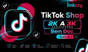 Contas TikTok Shop Ativas | 2K3K Seguidores | Sem Documento | Prontas para Uso