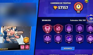 Conta Do Brawl Stars( focada em skins e brawlers)