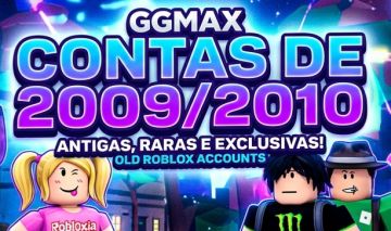 CONTAS ROBLOX 2009/2010 baratas