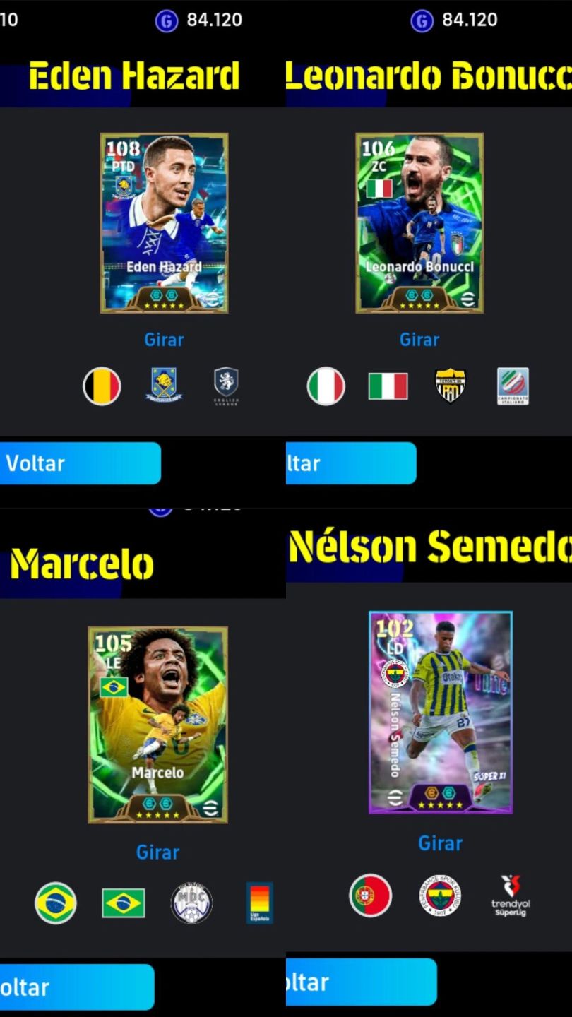 CONTA EFOOTBALL MOBILE,PROMOÇÃO!!!!