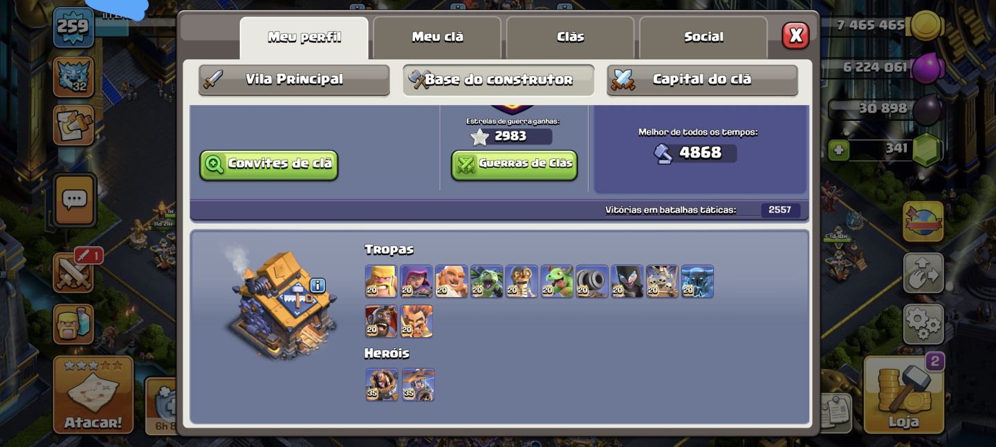CV 18 Full defesa Full / equipamentos Full (tenho todos equipamentos)