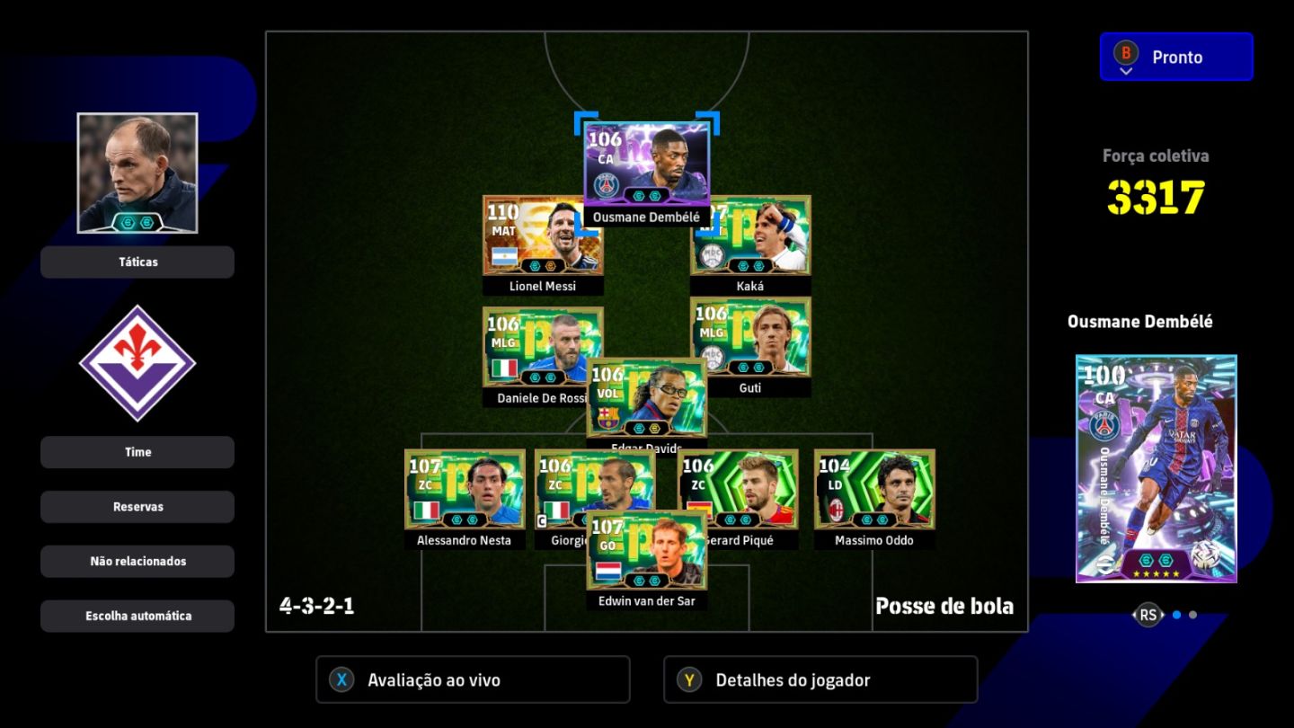 Conta do eFootball steam