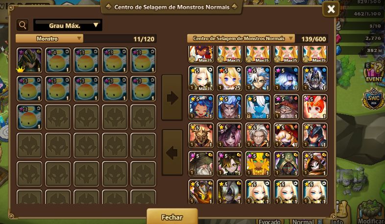 CONTA END GAME - 4 LDs: GIANA + WOLYUNG + ZERATU + PONTOS