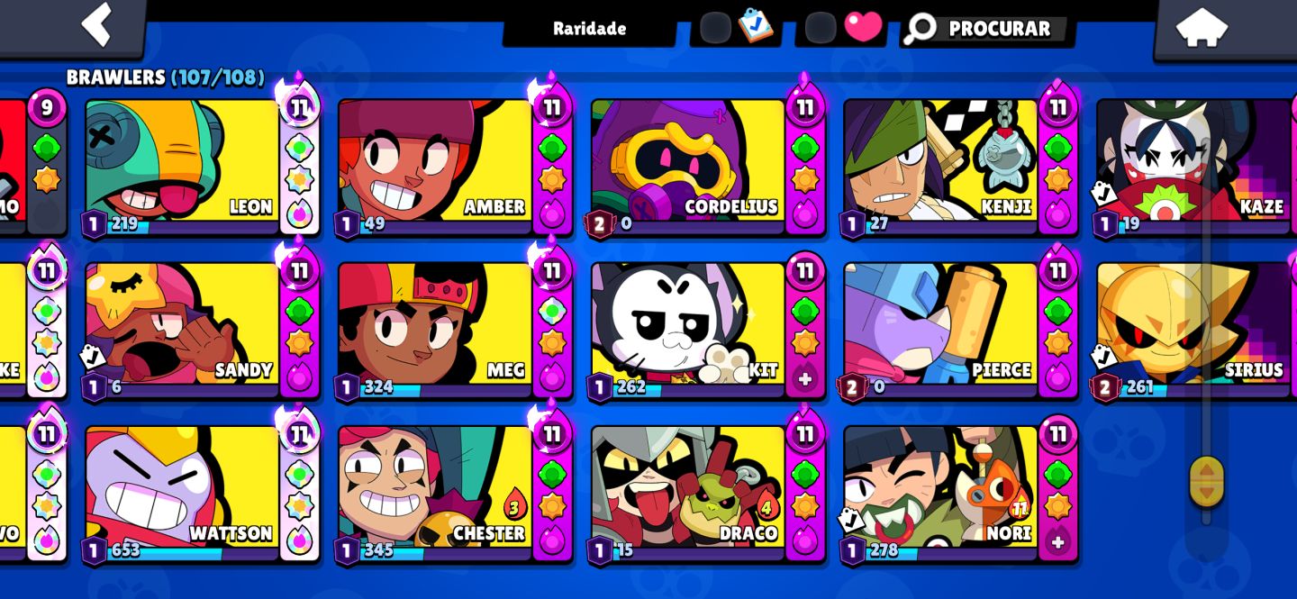 Conta com 116k brawl stars