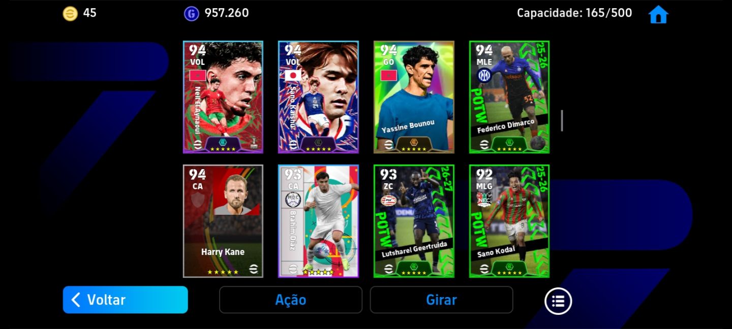 Conta Efootball - Técnico Mourinho ,Messi 104, Luiz Suárez blitz, Goleiro bugado