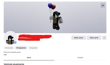 CONTA ROBLOX 2010 | 14K+ ROBUX GASTOS | 1K DE SEGUIDORES