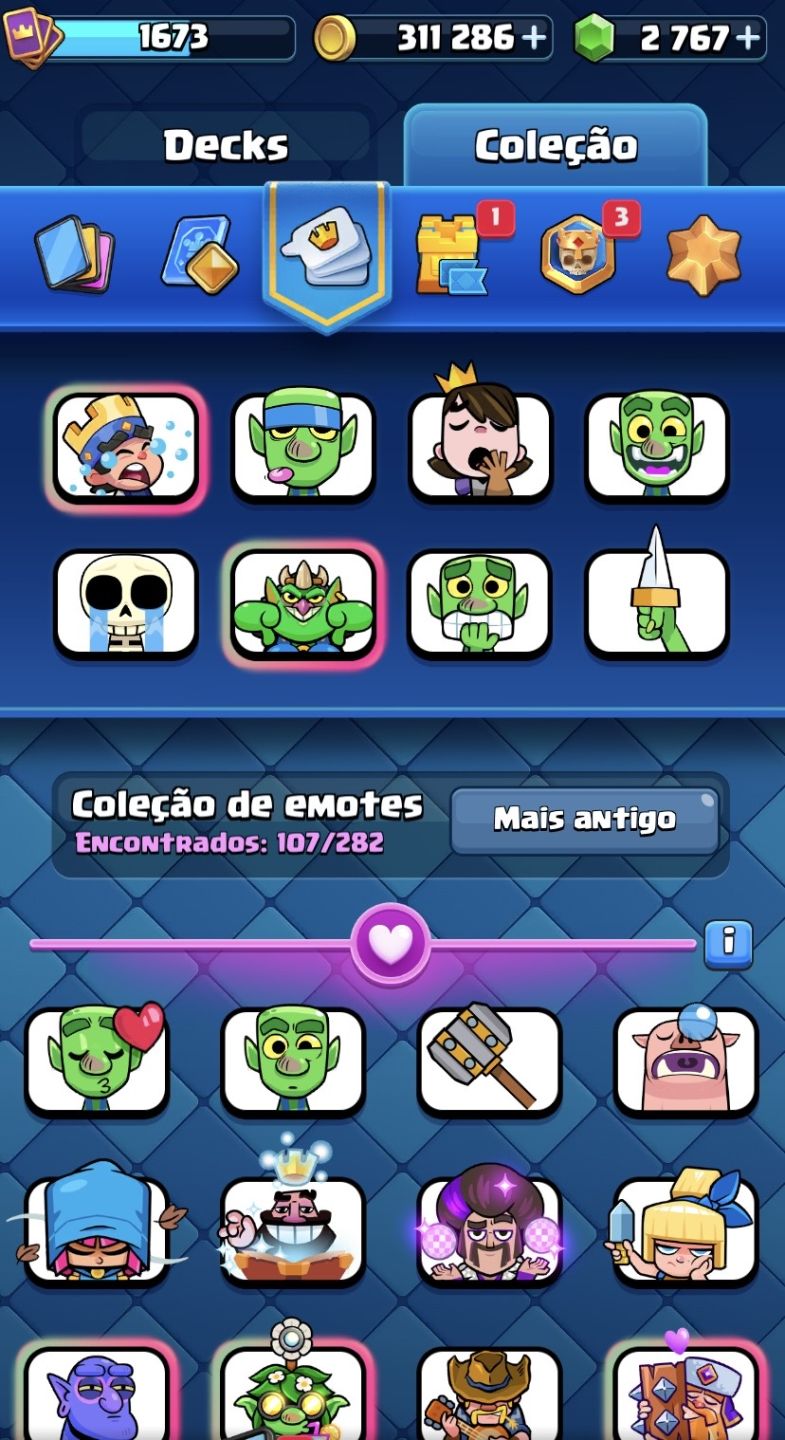 Conta de clash de 14k de troféus