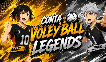 Contas vôleyball legends (com IP Limpo) IBARI STOCK