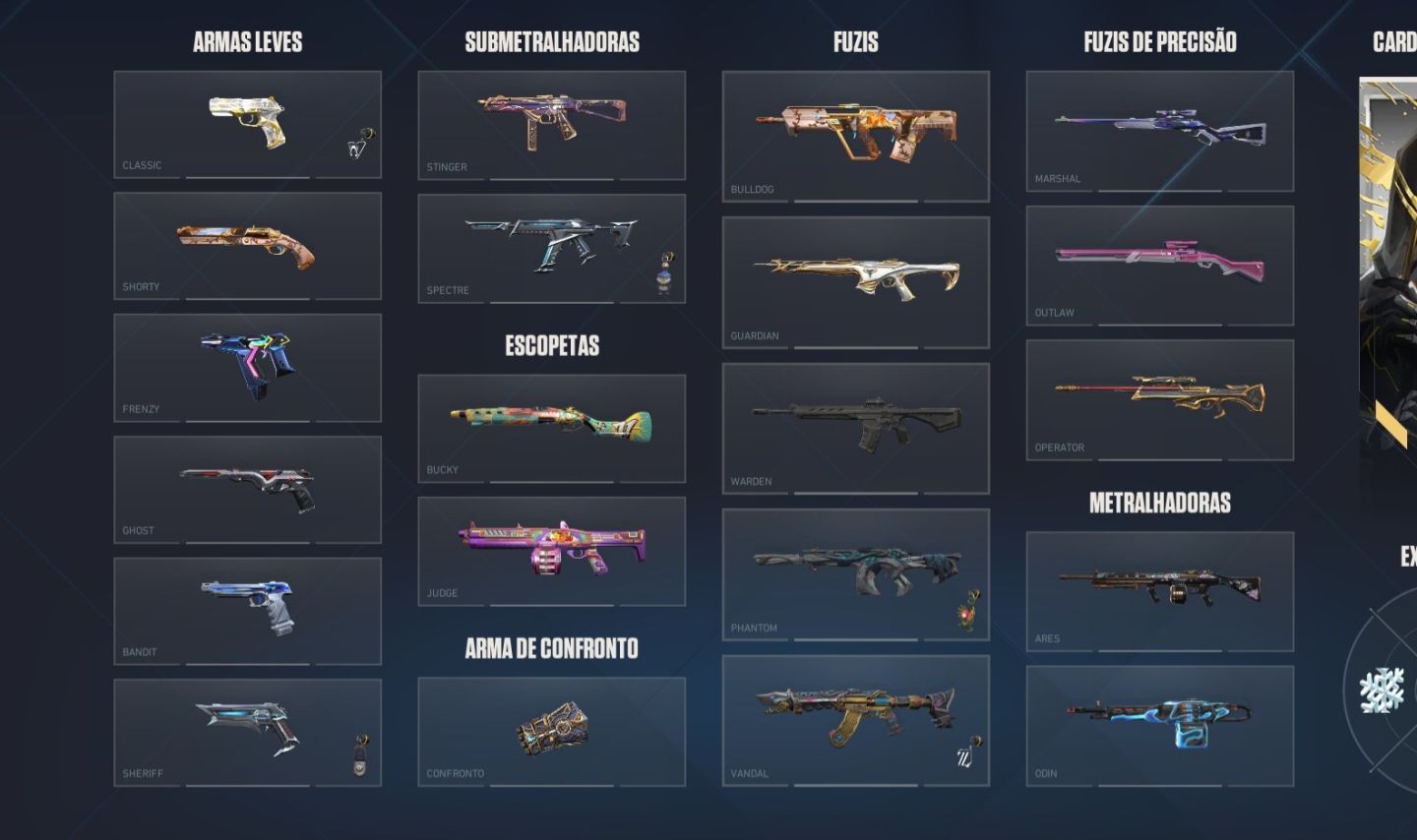CONTA VALORANT 81.000 VP - (110 SKINS) 10 FACAS + VANDAL E MANOPLA ARCANE