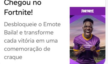 BAILA VINICIUS ! danca do vinicius junior FORTNITE