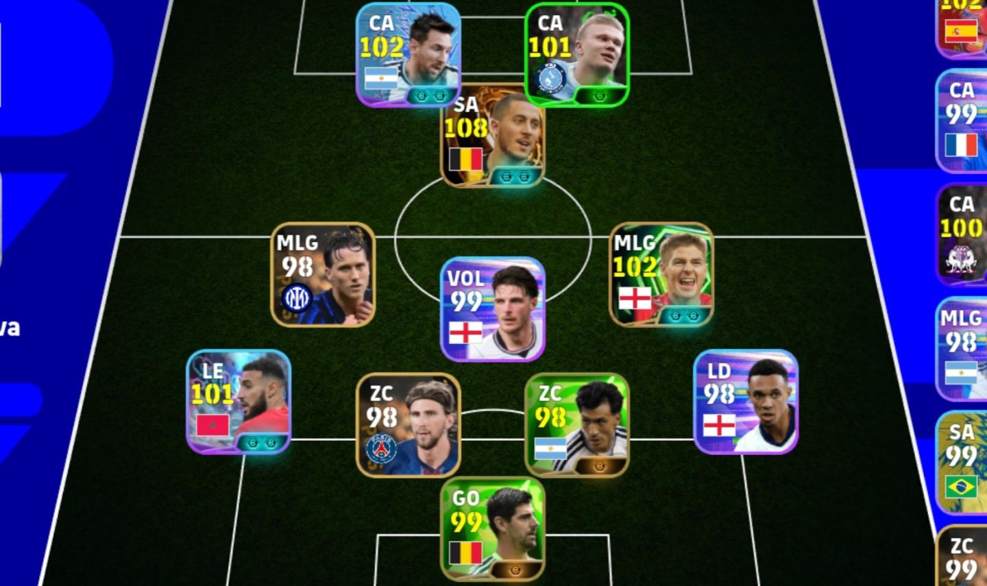 BRABA PRA COMEÇAR EXCELENTE NO EFOOTBALL, MELHOR HAZARD DO JOGO!