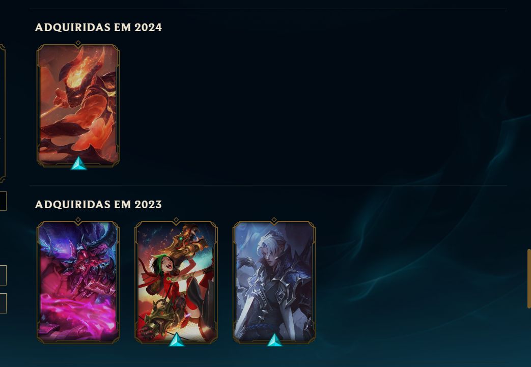 CONTA DIAMANTE 2 BOAS SKINS, TROCA DE NICK DISPONÍVEL, 30K EA, ANTI-BAN