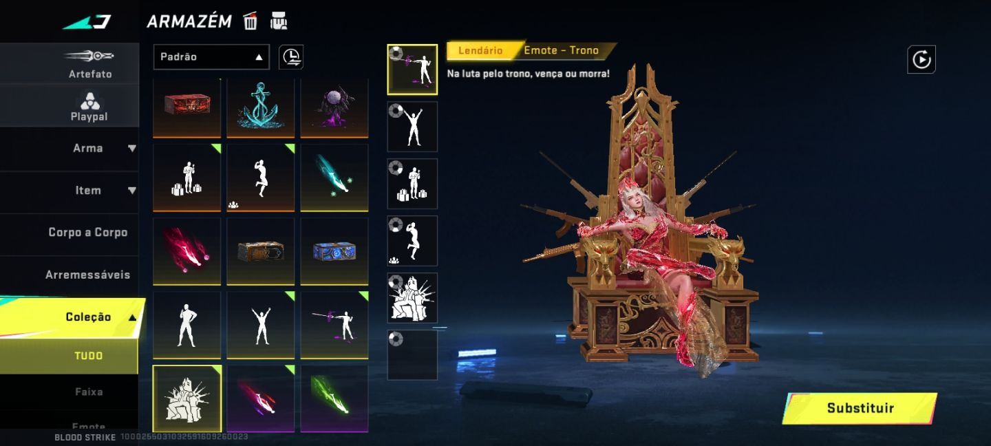 Conta Blood Strike nível 25