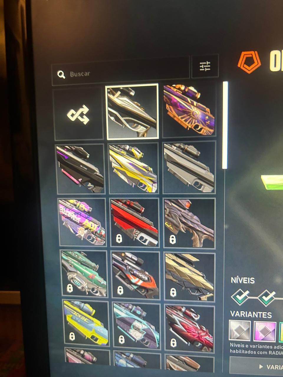 CONTA RIOT VALORANT GOLD e LOL nv. 170 - + SKINS