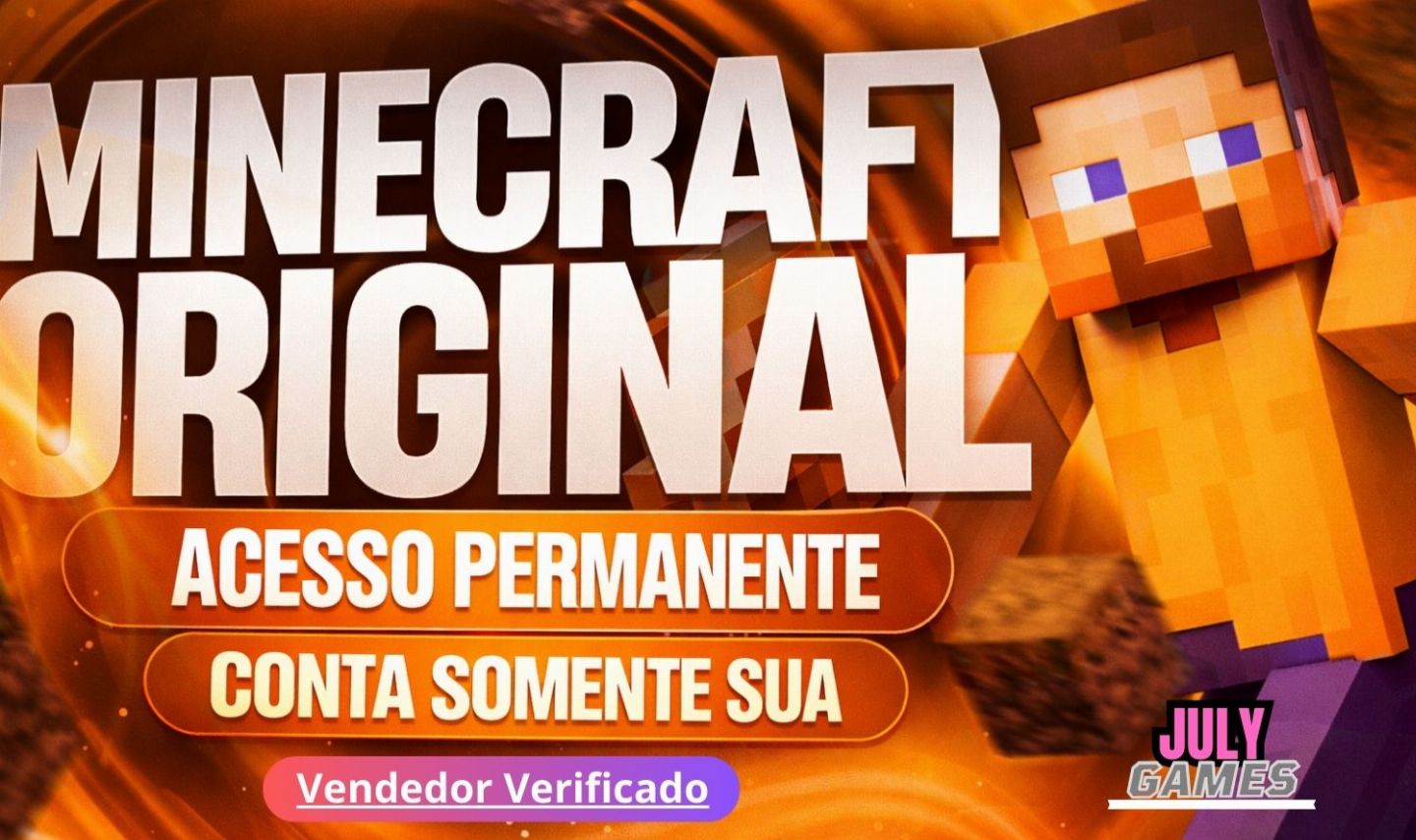 [PROMOÇÃO] CONTA MINECRAFT JAVA & BEDROCK ORIGINAL PERMANENTE - FULL ACESSO