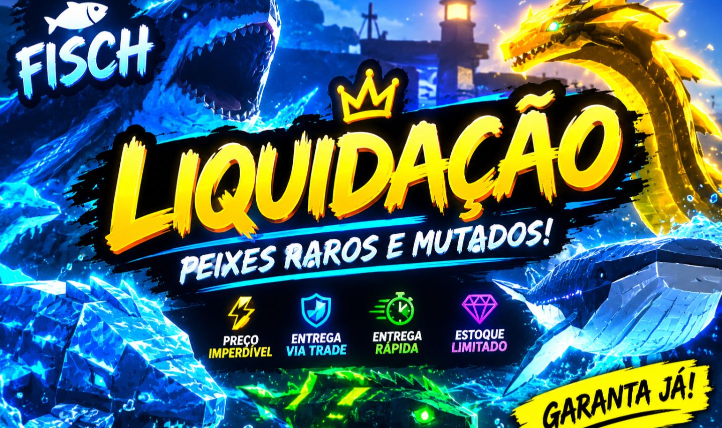FISCH | PEIXES RAROS | SCYLLA, BLOOP, DRAGON, NESSIE | PROMOÇÃO