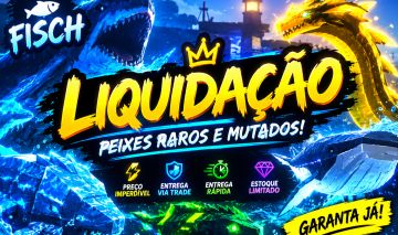 FISCH | PEIXES RAROS | SCYLLA, BLOOP, DRAGON, NESSIE | PROMOÇÃO