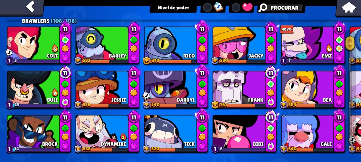 Brawl Stars 7 anos de jogo Completinha