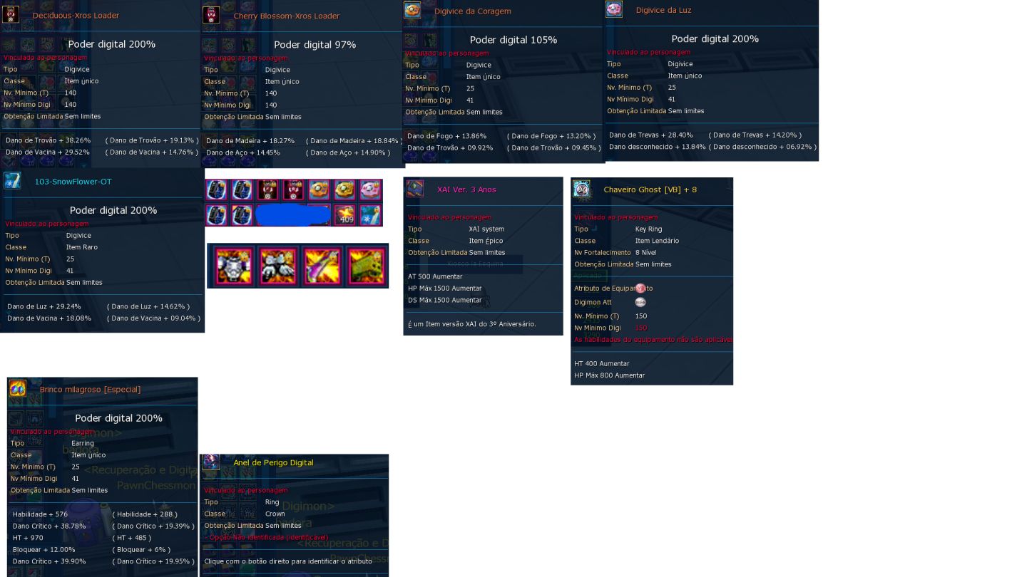Conta Tamer 157 - OMM, SusaEx, 13 SSS+ - Servidor: Alphamon (LADMO)