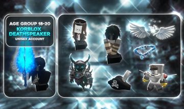 CONTA COM KORBLOX DEATHSPEAKER E MUITOS ITEMS! (DETALHES NA DESCRIÇÃO)