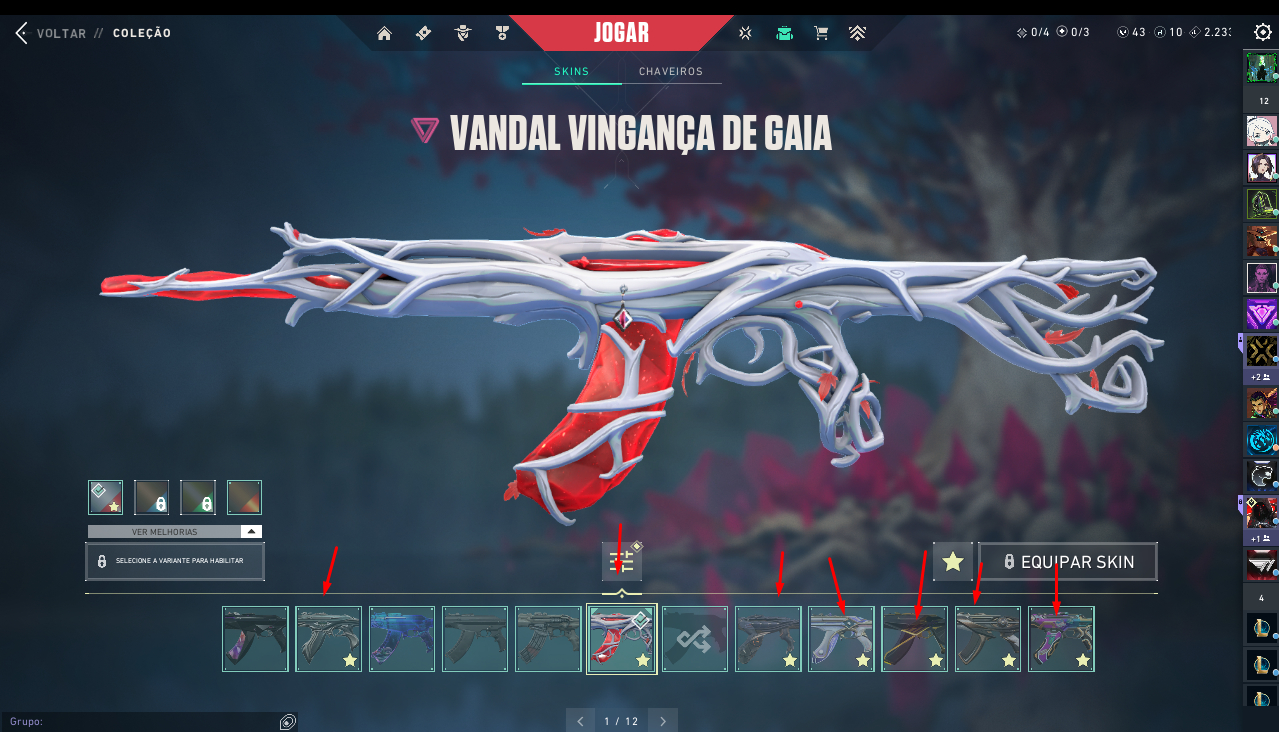 CONTA VALORANT DESDE O BETA, BASTANTE SKIN