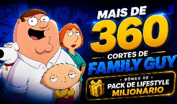 PACK DE 360+ CORTES FAMILY GUY + BONUS DE VIDEOS LIFESTYLE LIVRE PARA MONETIZAR