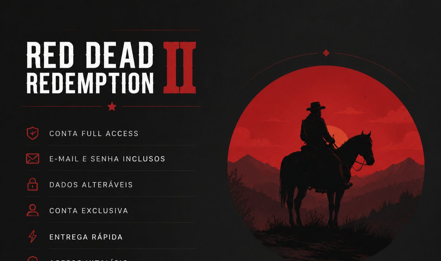 Red Dead Redemption 2 | FULL ACCESS | Troca de E-mail | Entrega Rápida