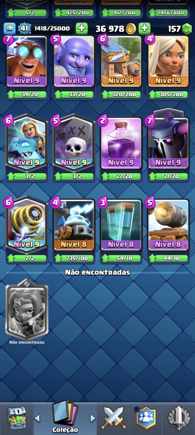 Conta de Clash Royale com 8597 troféus CONTA ANTIGA!!