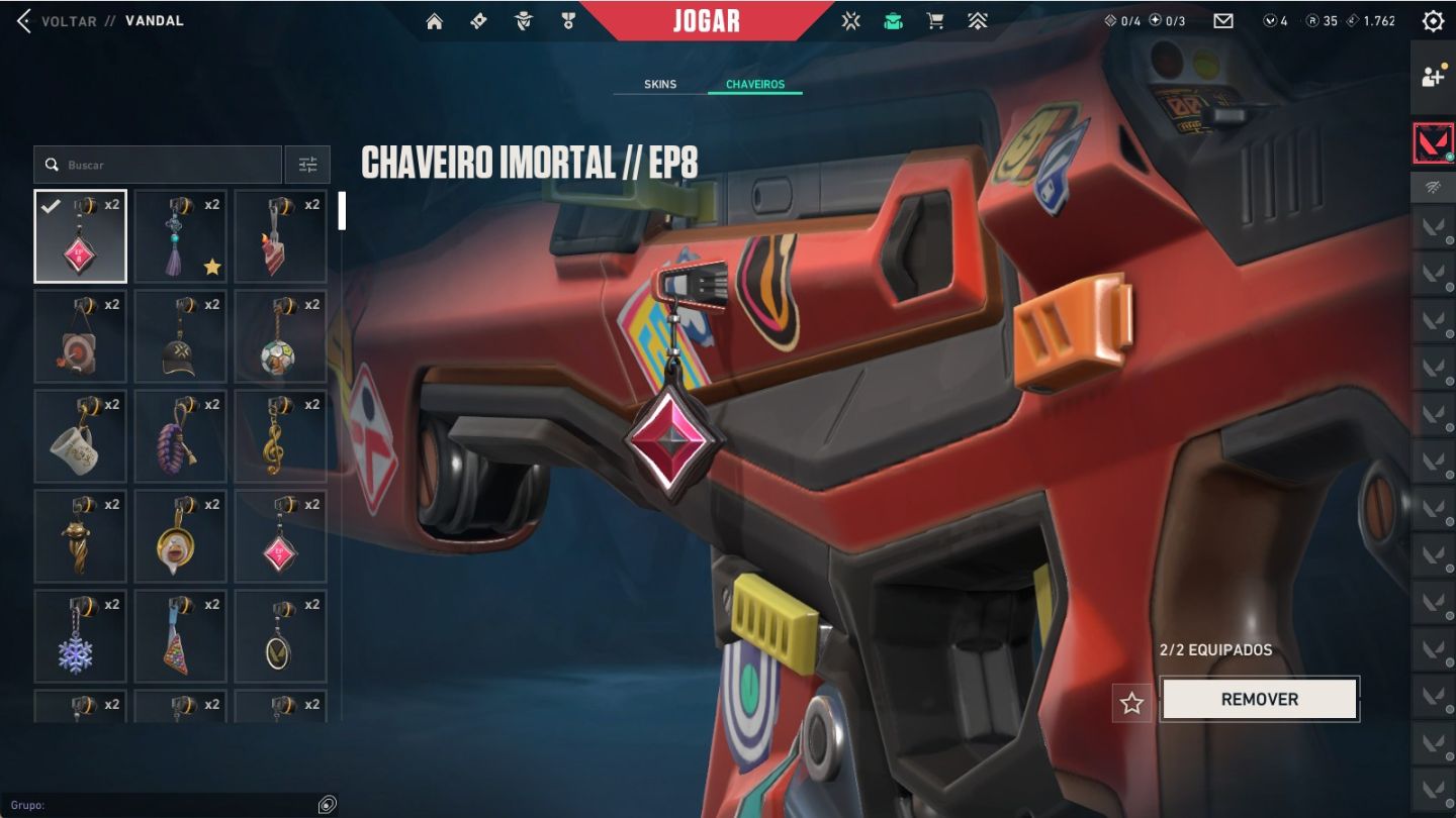 CONTA VALORANT EX IMT PEAK ELO IMT 2 104RR CHAVEIRO IMT EP7 E 8