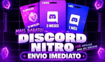 Discord Nitro Gaming 3 Meses | 14X Impulsos para Seu Servidor! (Promoção)