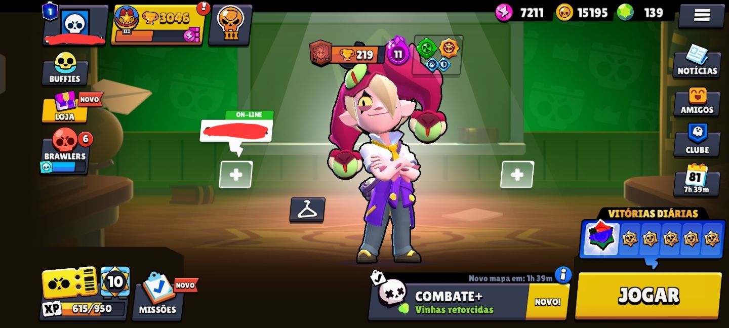Conta de Brawl Stars pra quem quer começar bem no game,2 lendários