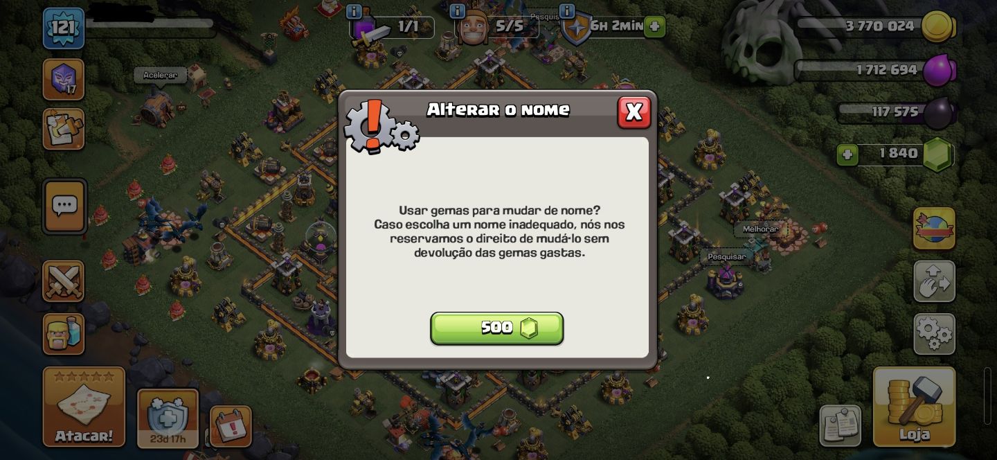 Conta Clash of Clans - CV15 Encaminhada (para sair rápido)
