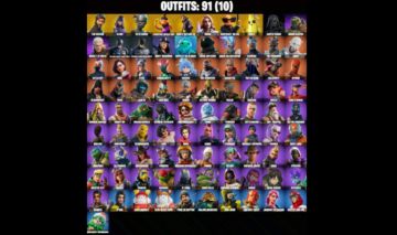 CONTA FORTNITE SEASON 3 OG + GLOW - 91 SKINS [FA]