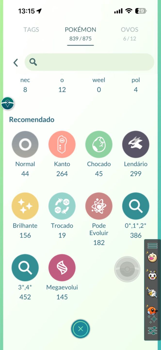 Conta Pokémon GO LV 54/54 100%Lendários/299-100%IV/Shinys 156/Shinys 100%: 4