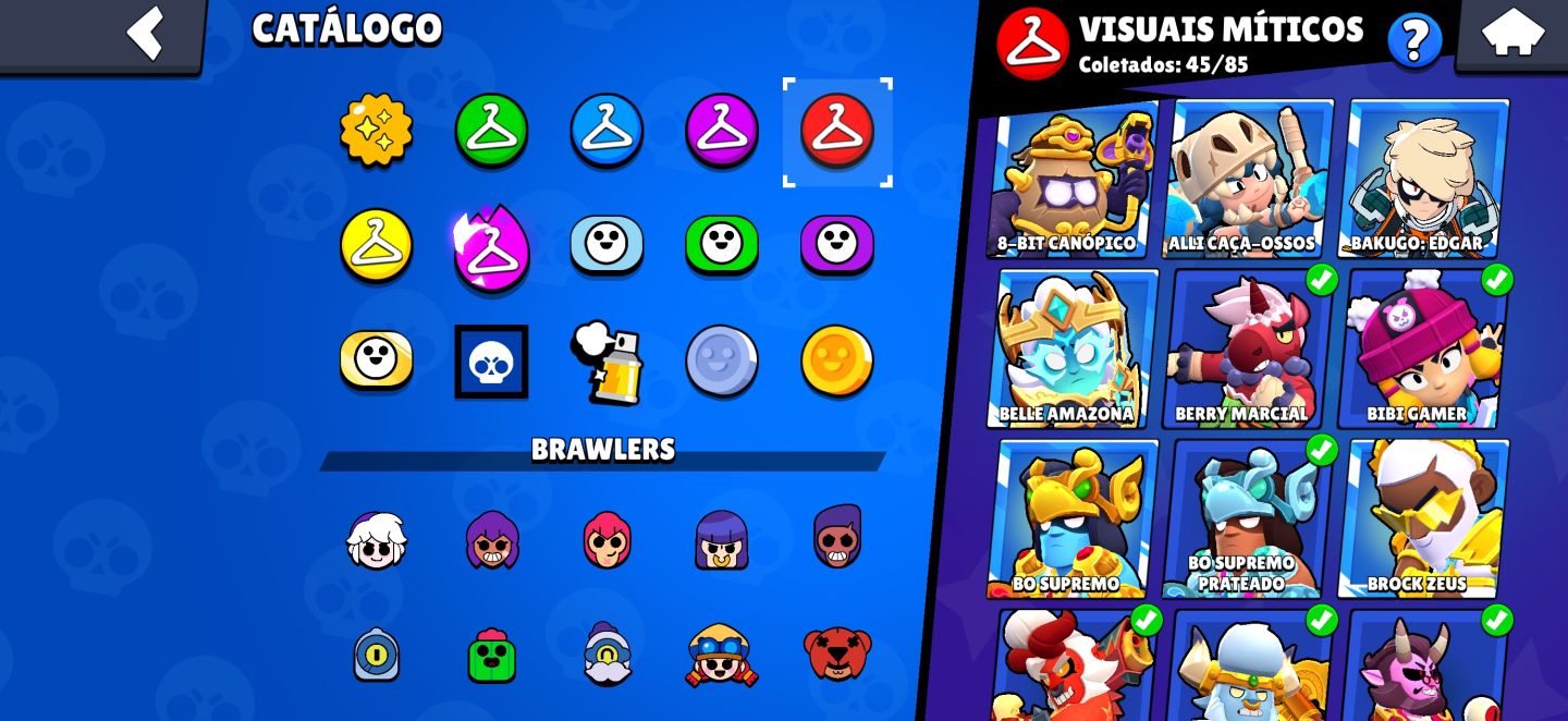 Conta Brawl stars Tier S