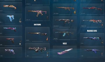 Conta com faca, muitas skins de vandal e phantom!