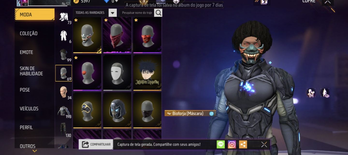Conta free fire para AP