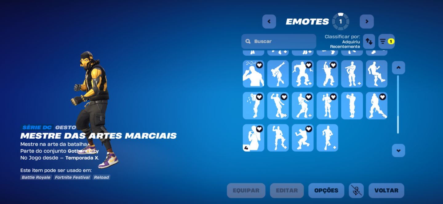 Conta fortnite com 118 skin e tendo skins raras desde a primeira temporada