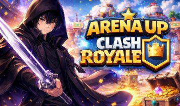 SUBO VOCÊ DE ARENA NO CLASH ROYALE